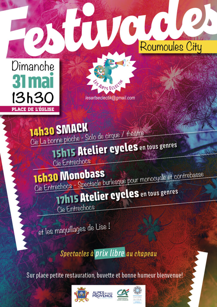 affiche des Festivades à Roumoules